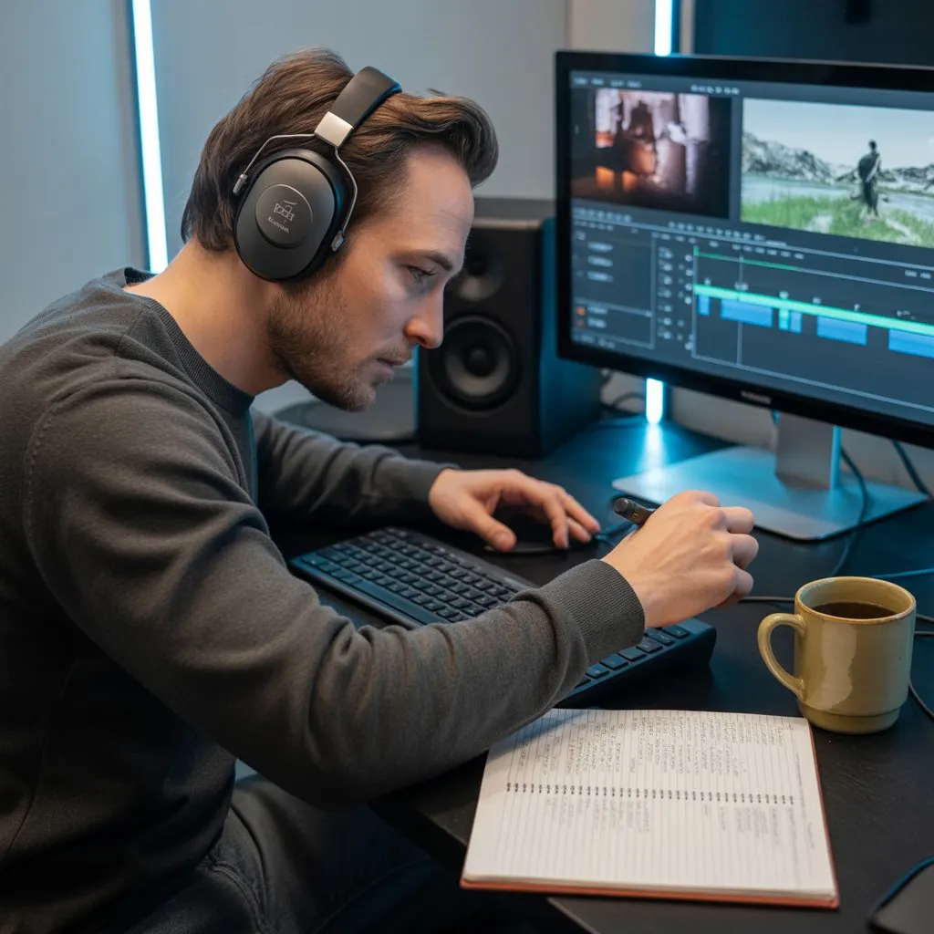 highlighting services like YouTube, cinematic, social media, and event video editing to boost brand visibility and engagement.